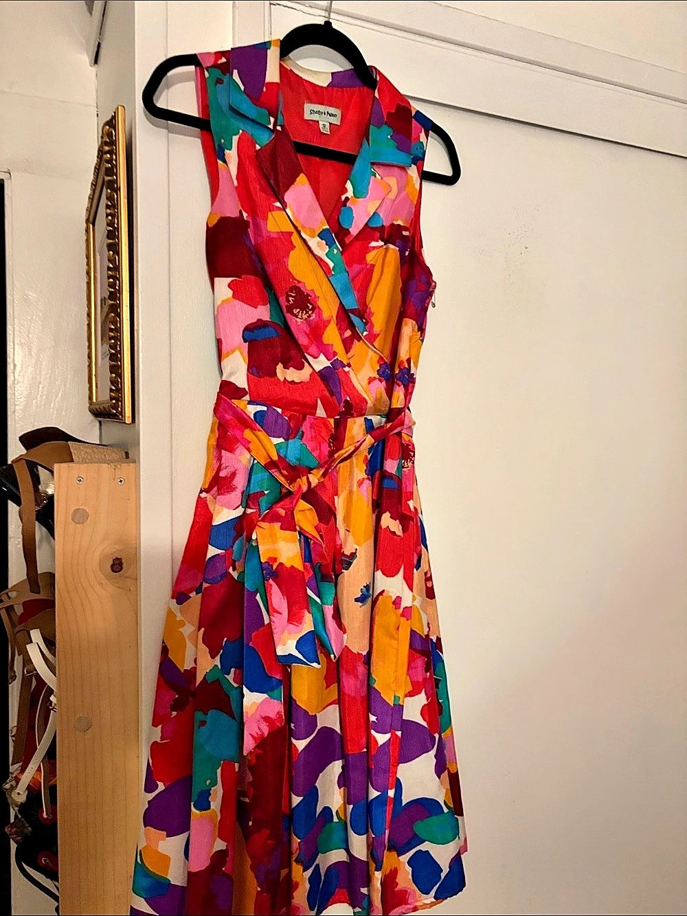 Shelby & Palmer Abstract Print Maxi Dress Size 12